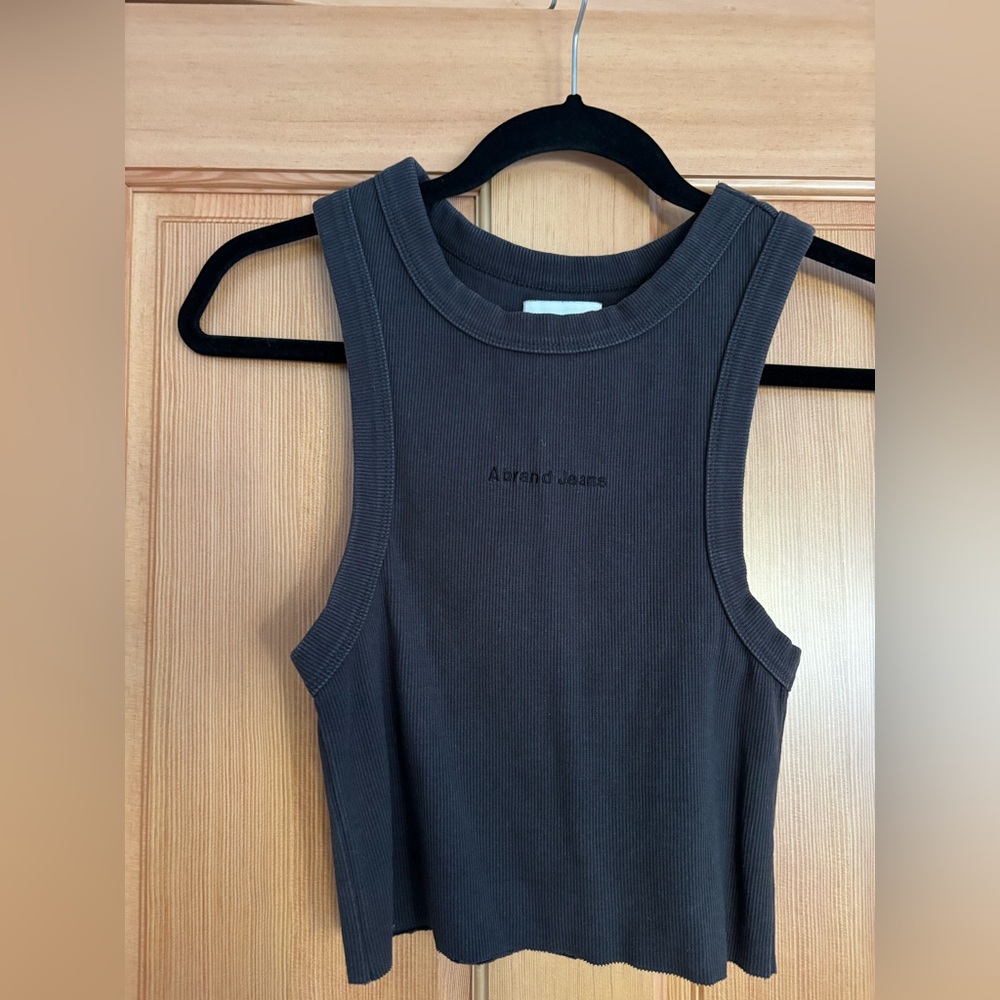 Abrand Charcoal Tank Top